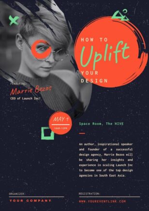 Creative Keynote Speaker Flyer Template