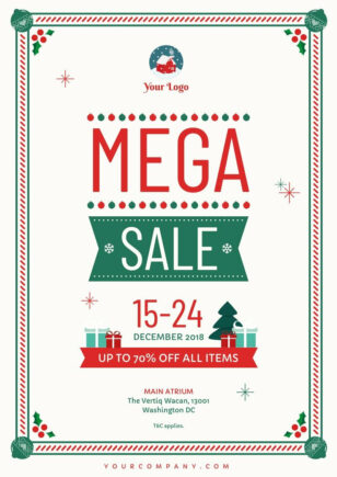 Mega Sale Flyer Template