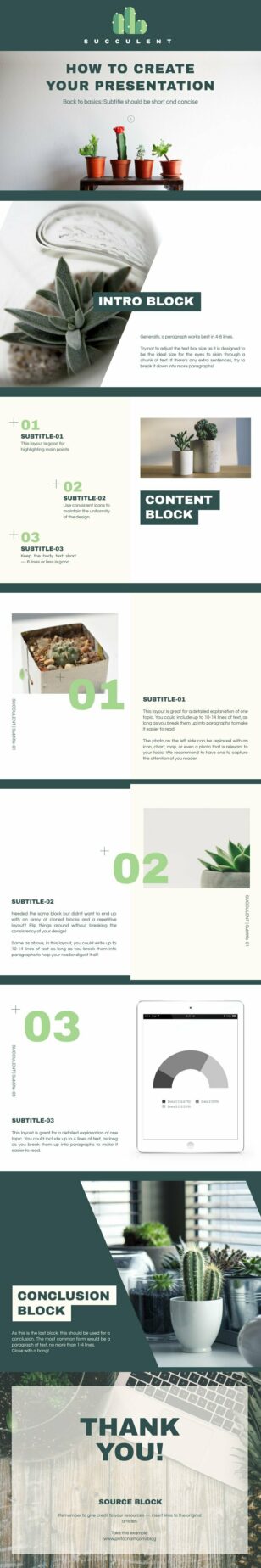 Succulent Presentation Template