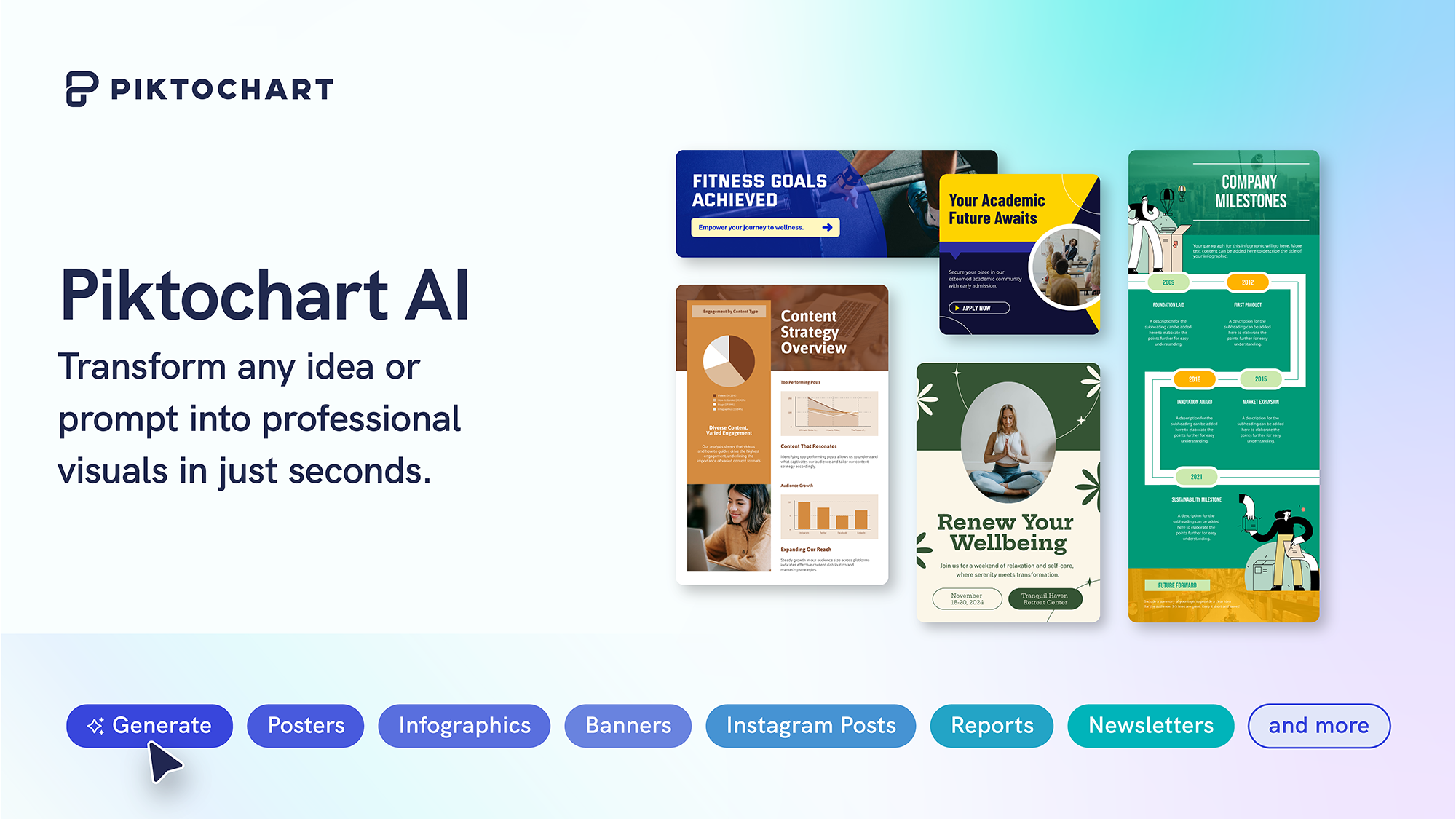 piktochart ai design tools